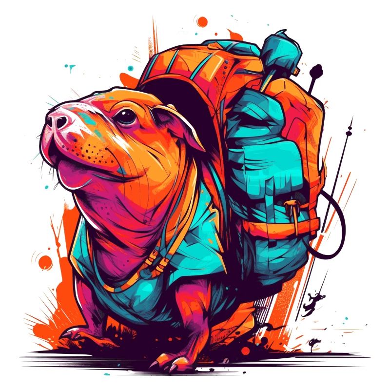 Mole rat on a big tour and wandering