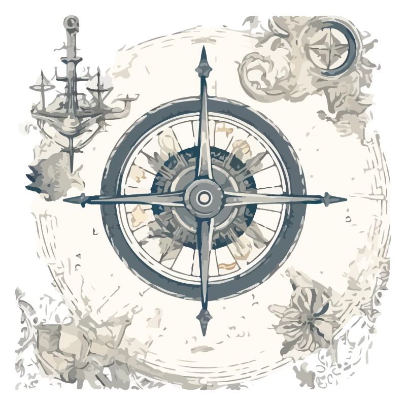 Old nautical chart