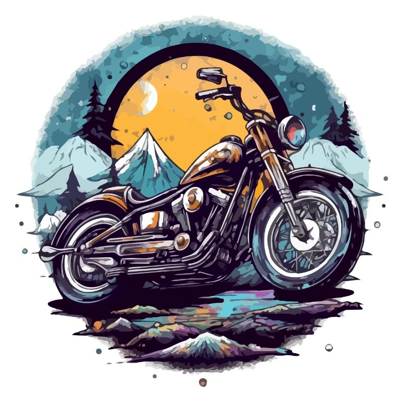 Motorrad-Chopper