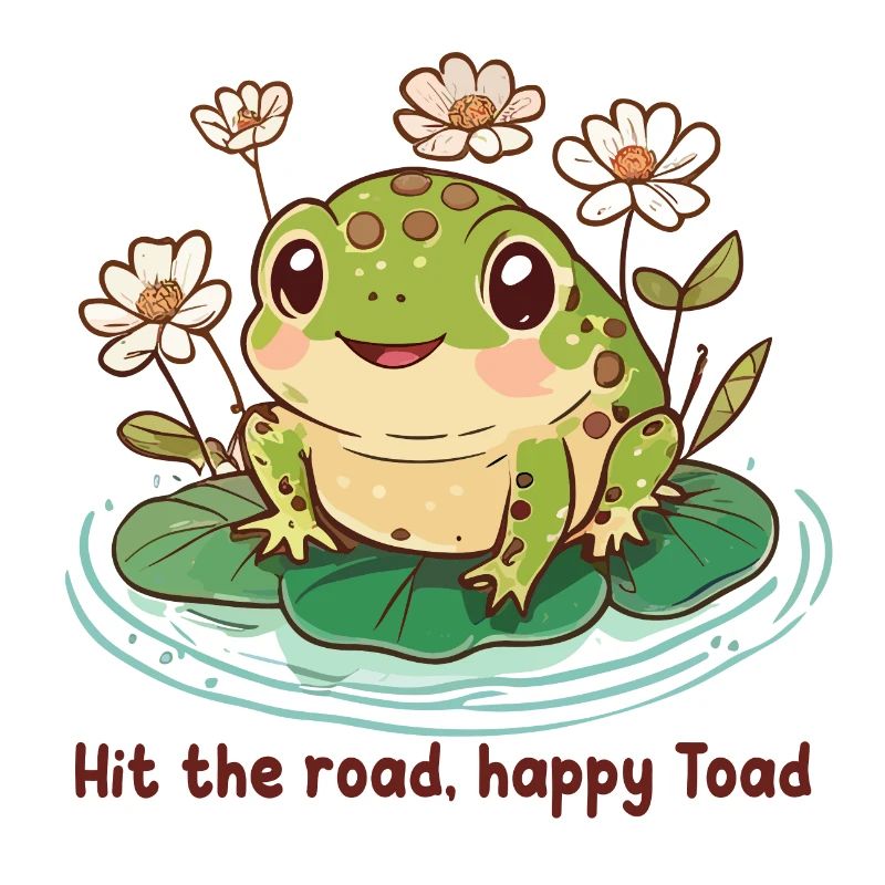Hit the road, happy Toad