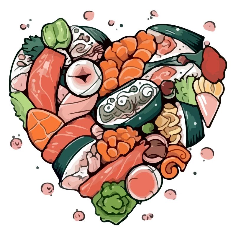 Die Liebe zu Sushi