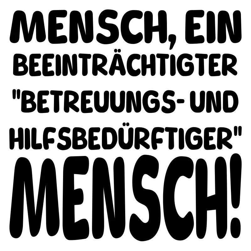 Mensch ein beeinträchtigter