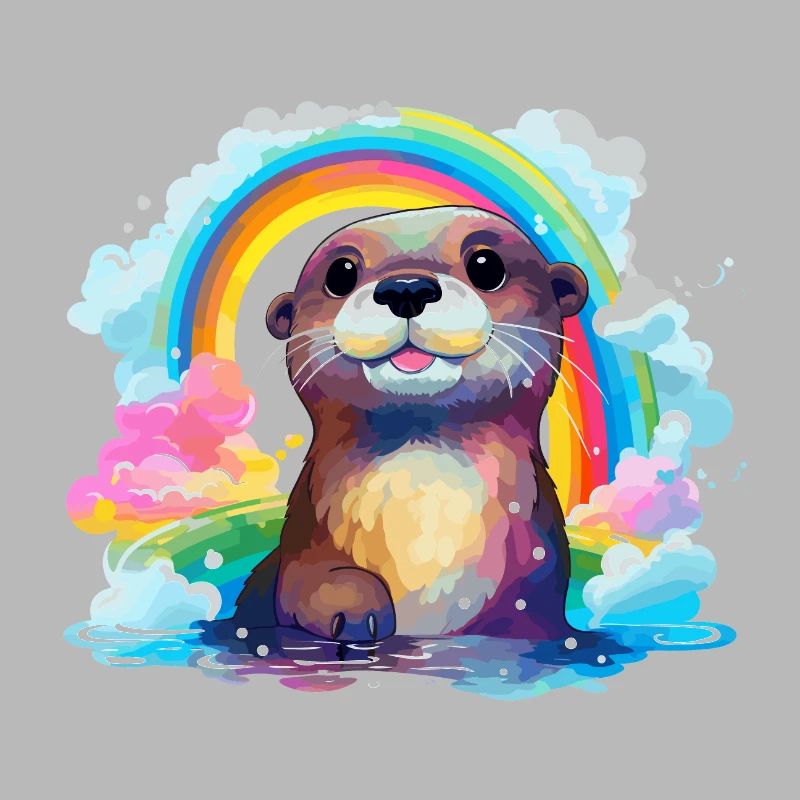 der Otter im Regenbogen