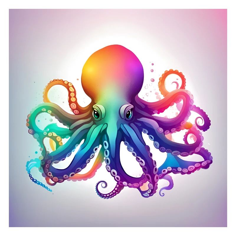 Octopus colored Nr.3