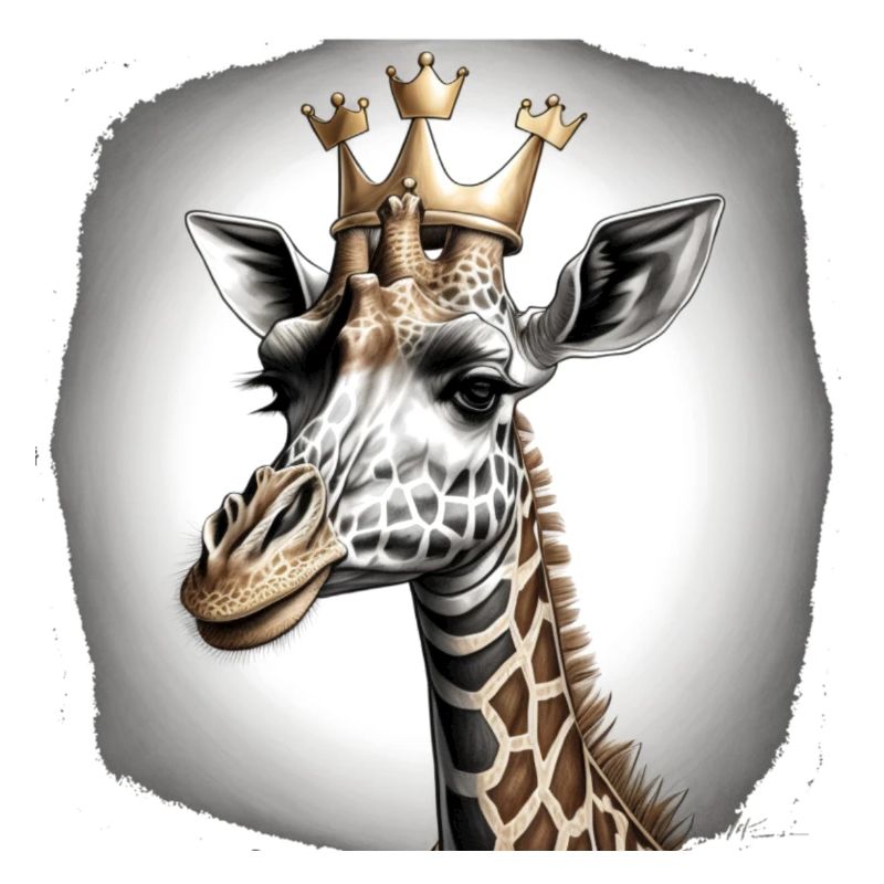 Eine tolle Giraffe