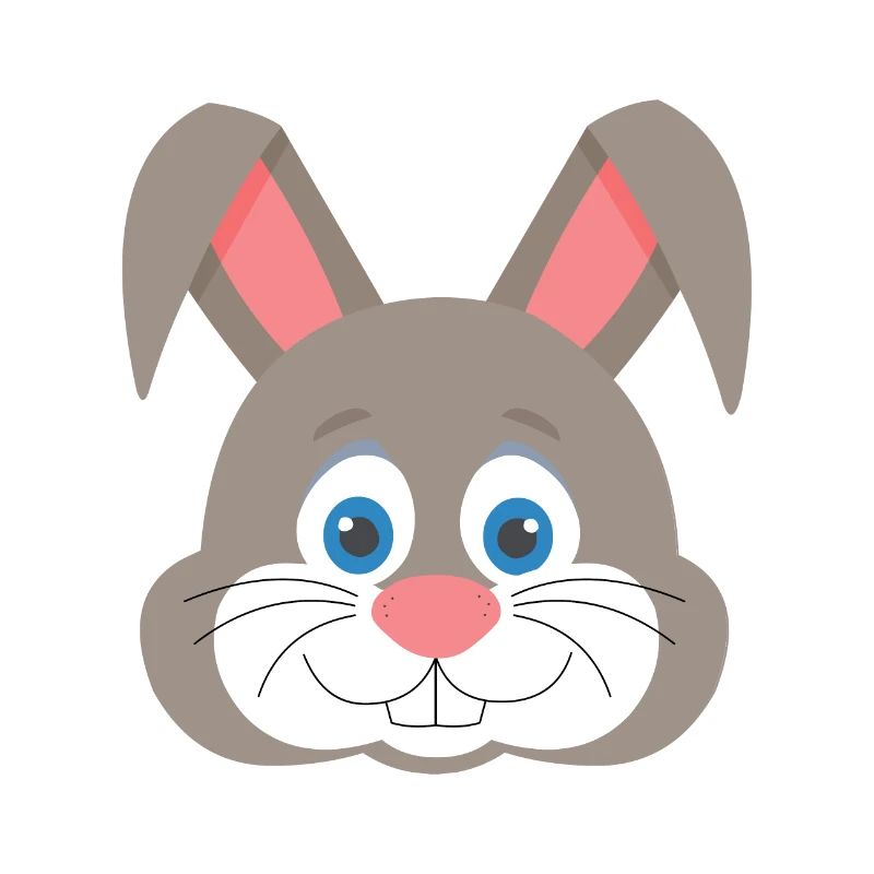 Mignon visage de lapin