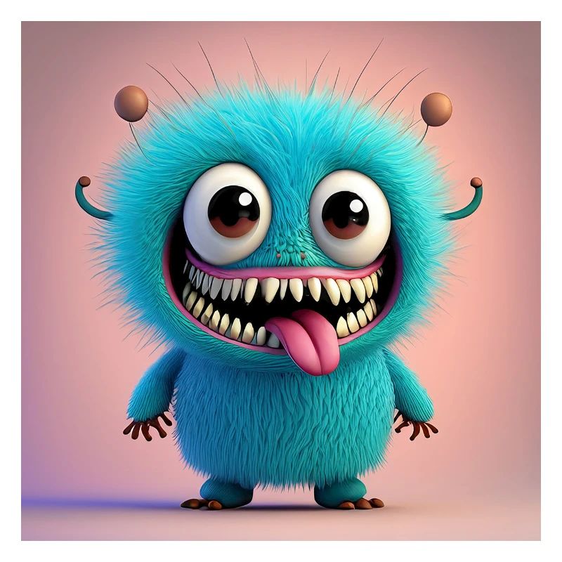 Joyeux Halloween monstre mignon effrayant drôle effrayant effrayant