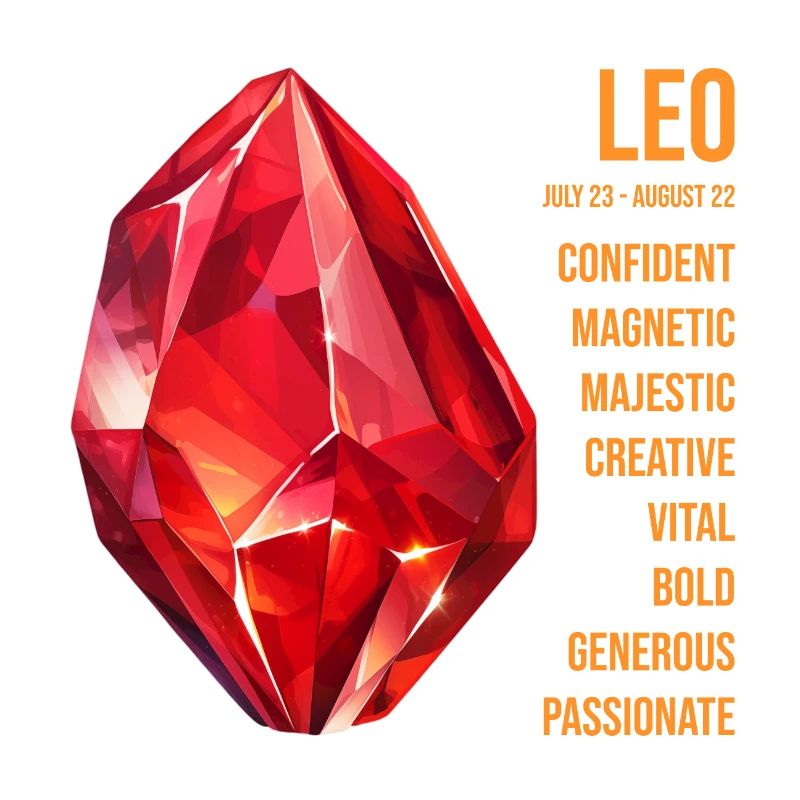 Zodiac Gemstones: Leo, Ruby