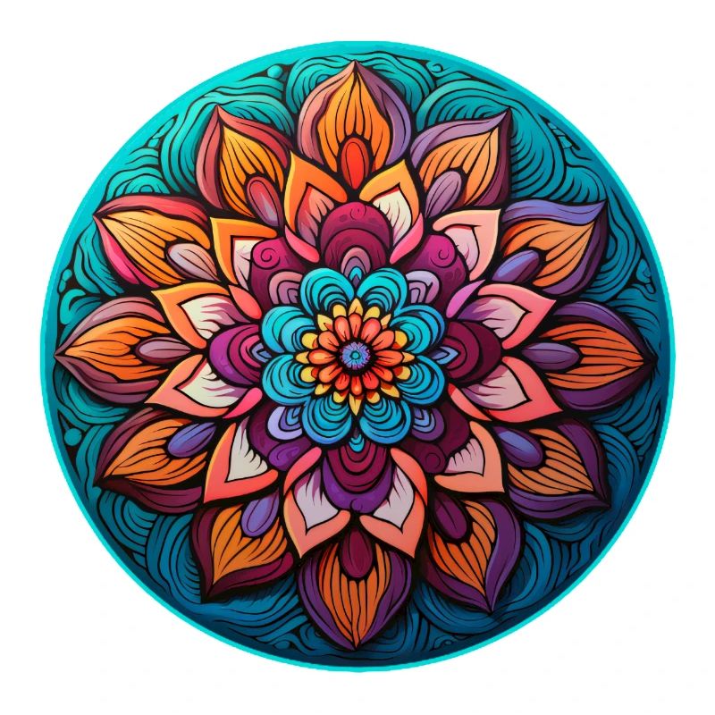 Relaxation de la fleur de mandala