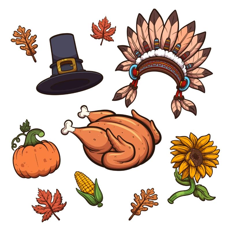 Thanksgiving-Elemente