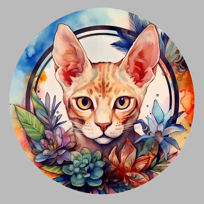 Devon Rex chat Boho Style, chats d’amour