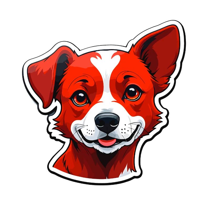 Chien heureux