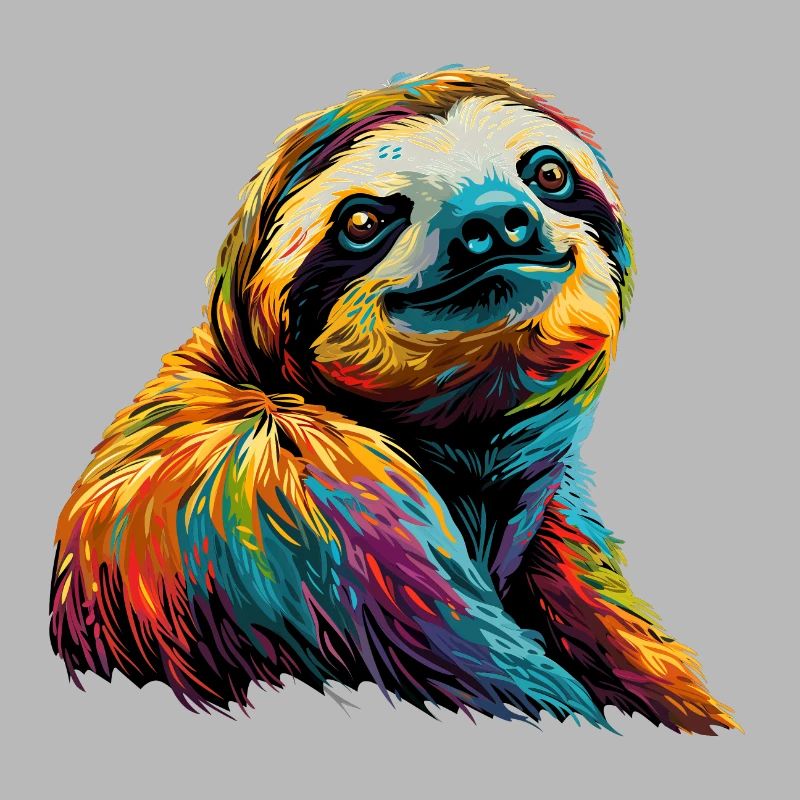 Rainbow sloth
