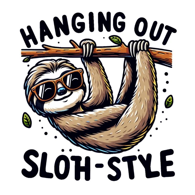 Hanging out Sloth style