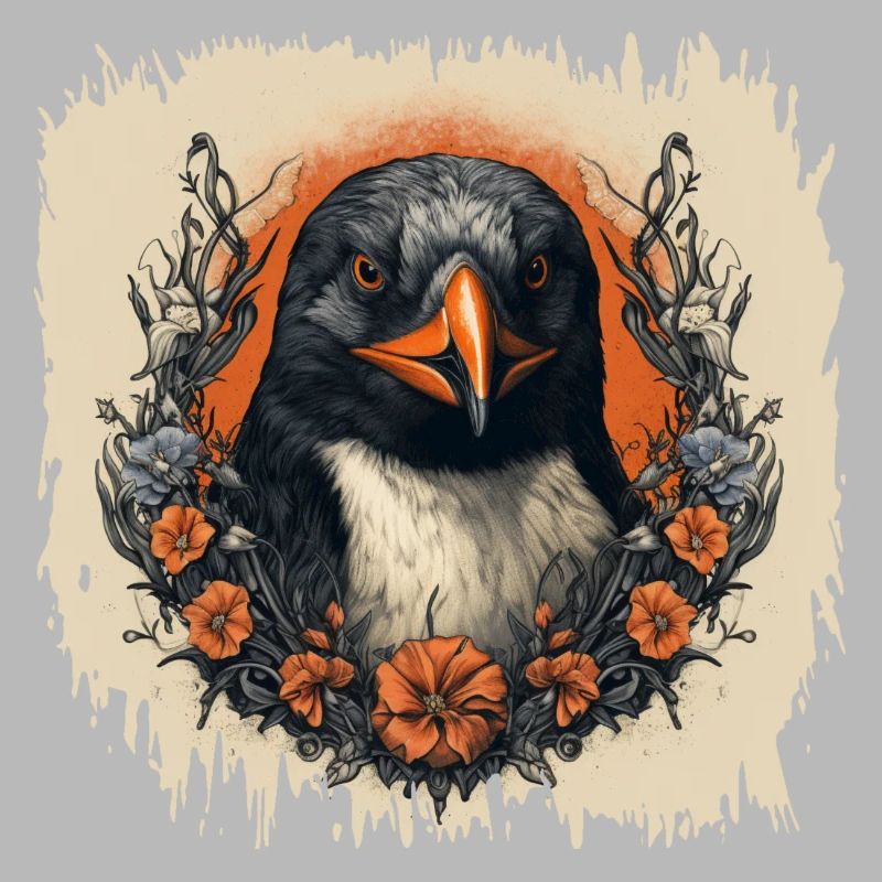 dancing penguin present statement cool