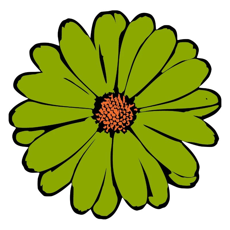Fleur verte, fleur verte, fleurs vertes, jour de la Saint-Patrick