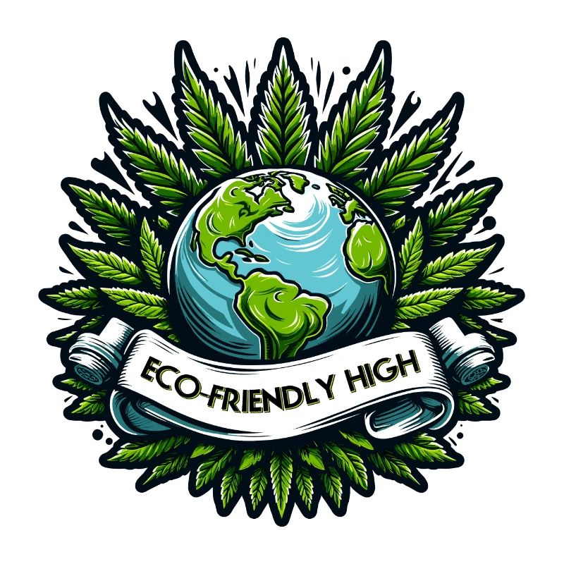"Eco-Friendly High": Earth & Cannabis Unity Tee
