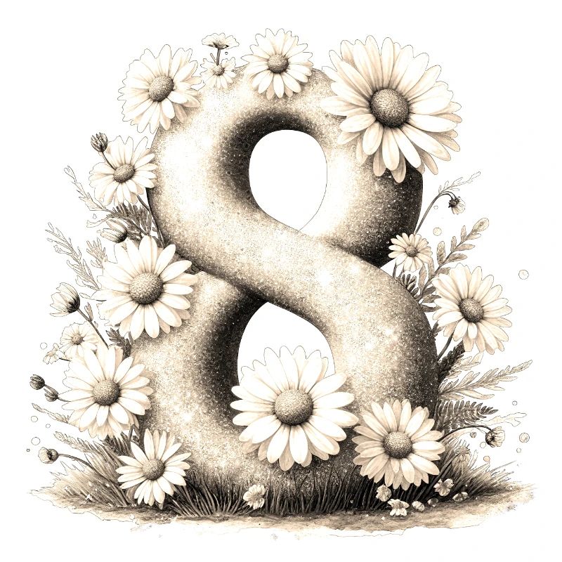 Nr. 8 eit digitale Hintergrundnummer Vektorzeichen Tal