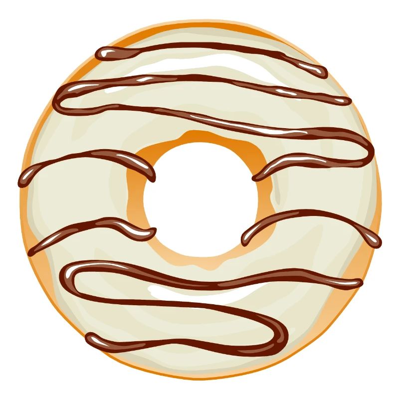 Donut Drawing Dessert Donuts Cake Pastry 11A