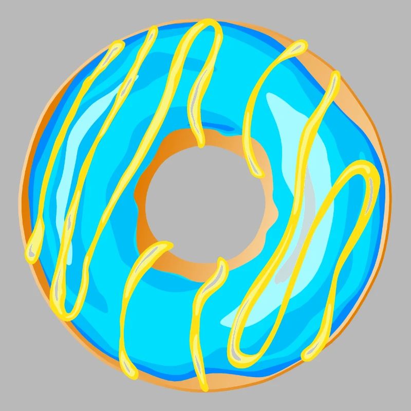 donut drawing dessert donuts cake pastry 1 A