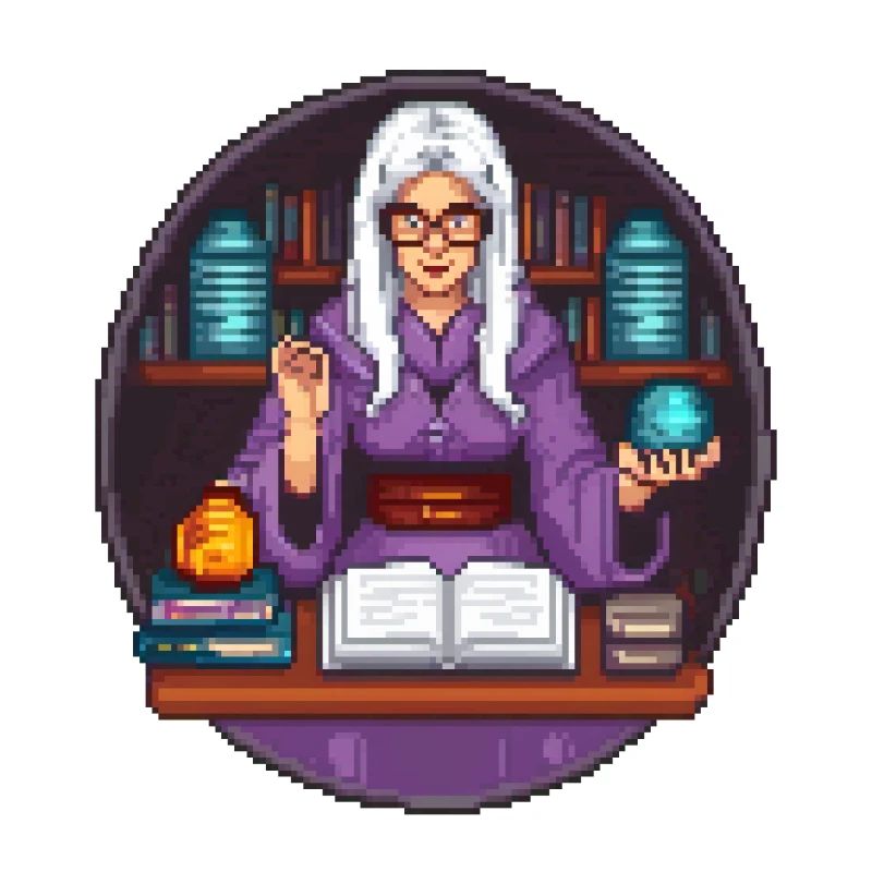 Pixel de bibliothécaire arcanique