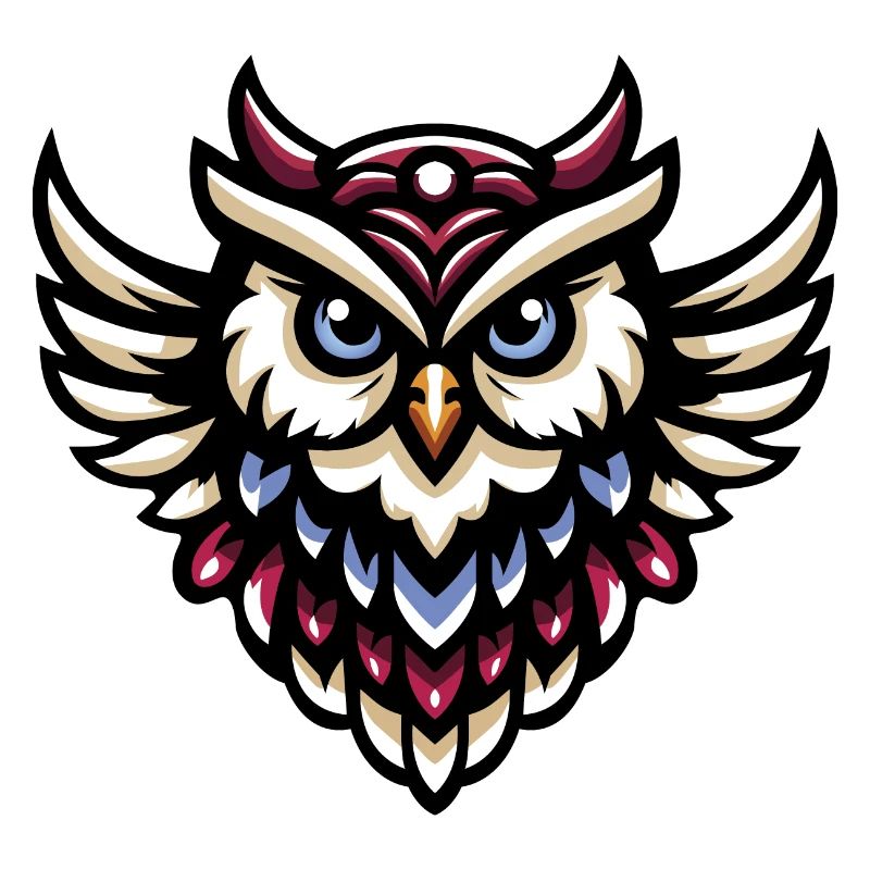 Coole fliegende Eule