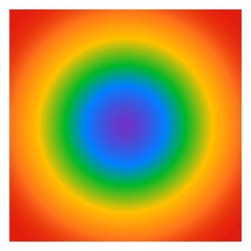 Rainbow Circle Gradient Colors Pride Merch