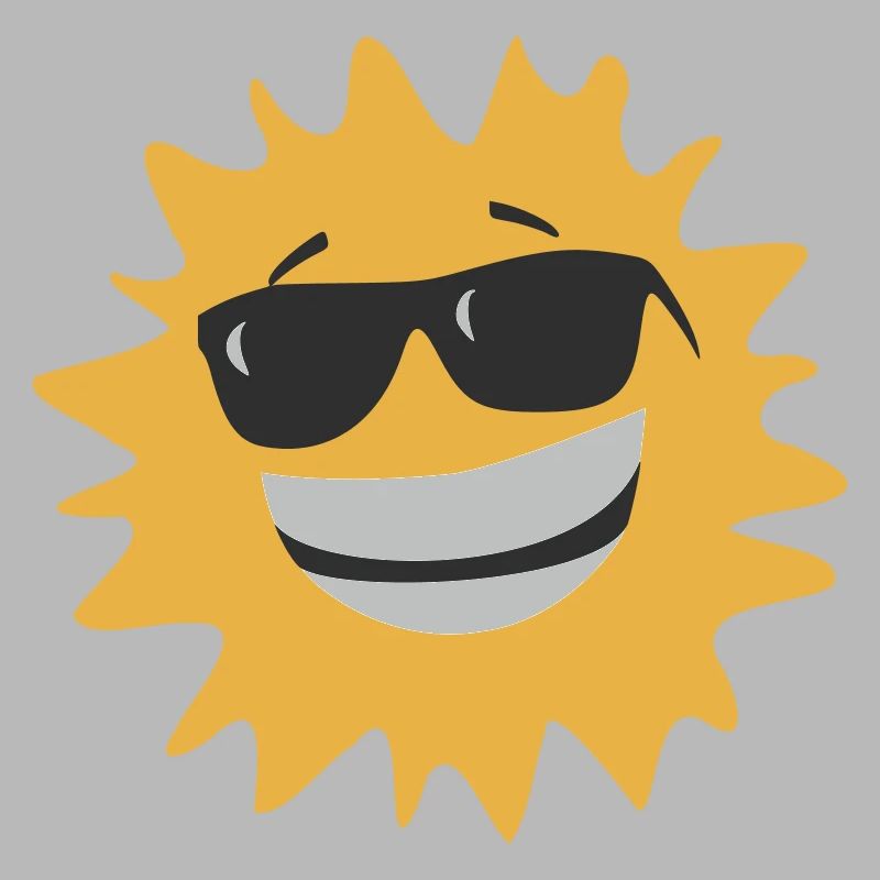 Soleil avec lunettes