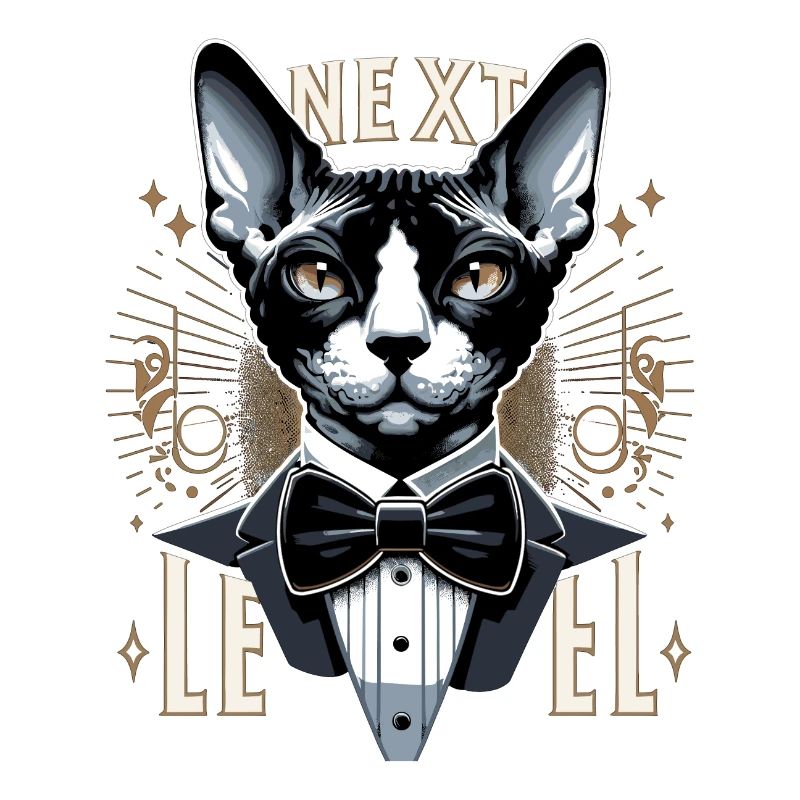 Cornish Rex Suit Next Level Cat Gift