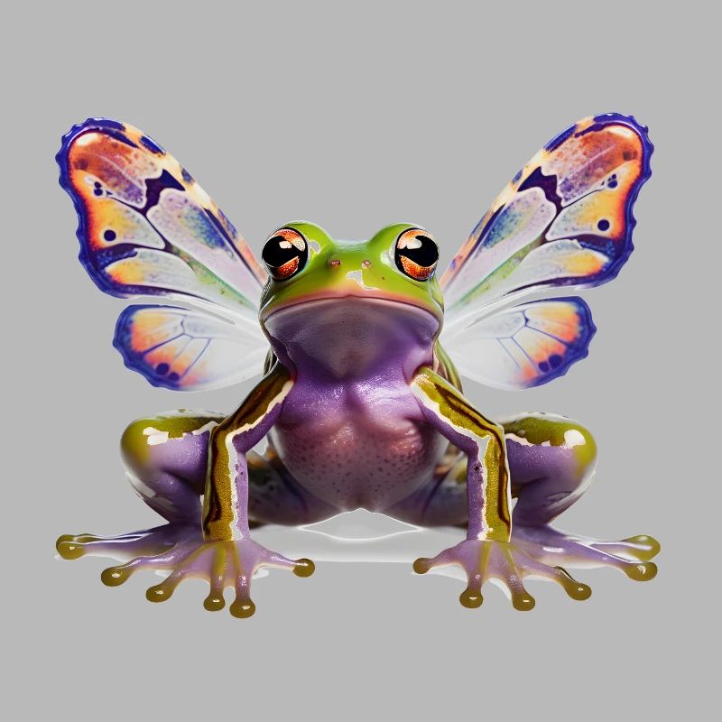 Psychedelic Goa Butterfly Frog