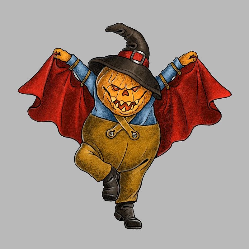 Dancing pumpkin. A fun Halloween design.