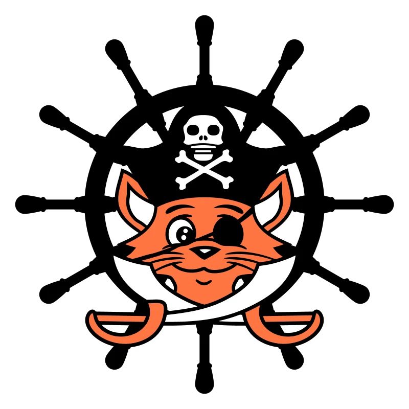 Pirate Cat Saber Volant Buccaneer Eye Patch