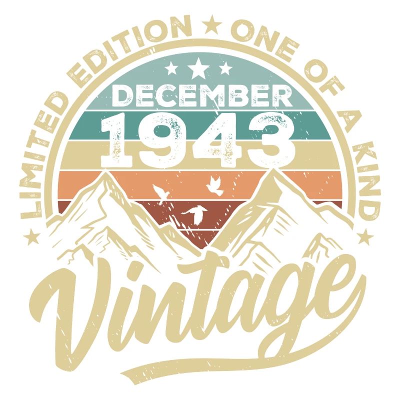 Original Dezember 1943 - 82. Geburtstag Geschenk