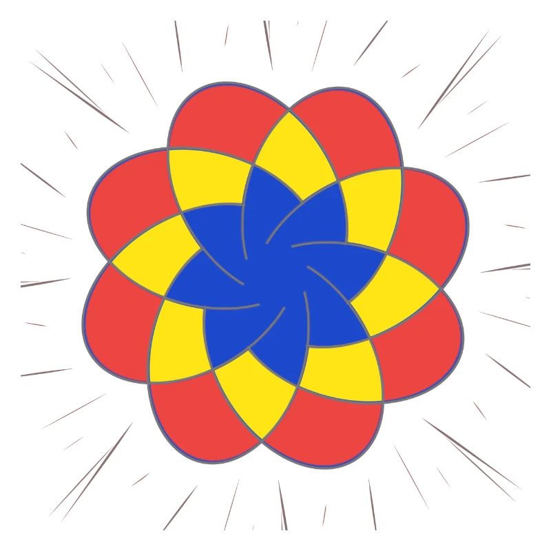 Abstract with a pattern