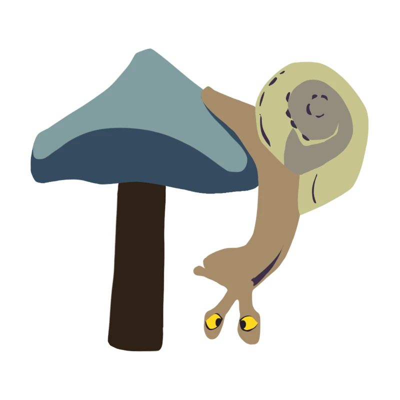 Snail upside down