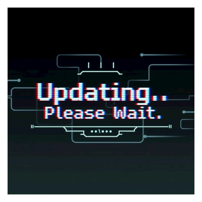 Glitch Update Ladebildschirm