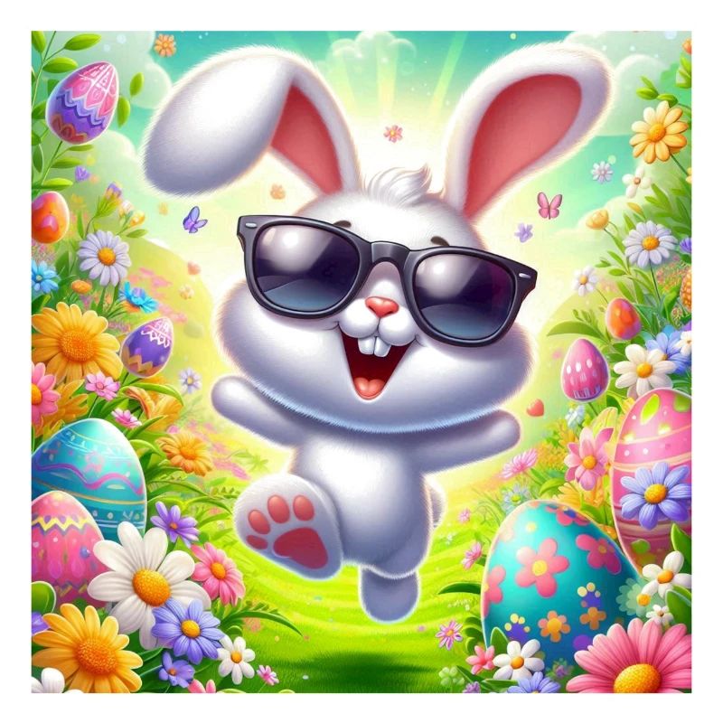 Joyeux lapin de Pâques