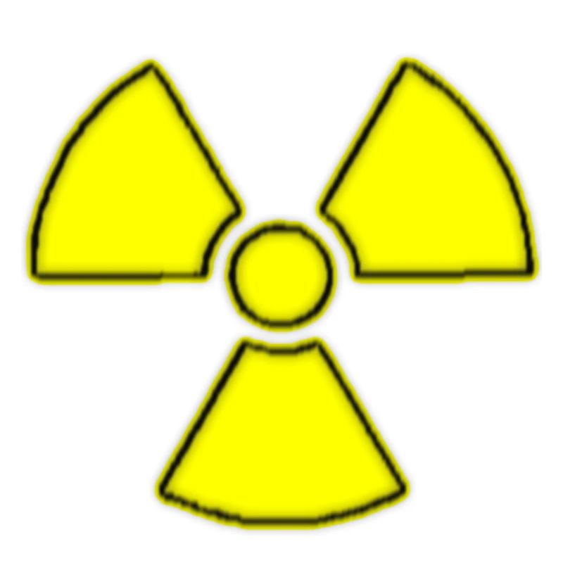 Atomzeichen gelb