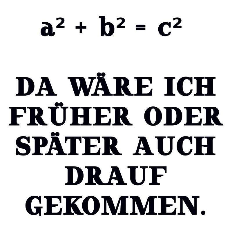 math mathematics funny gift idea Pythagoras