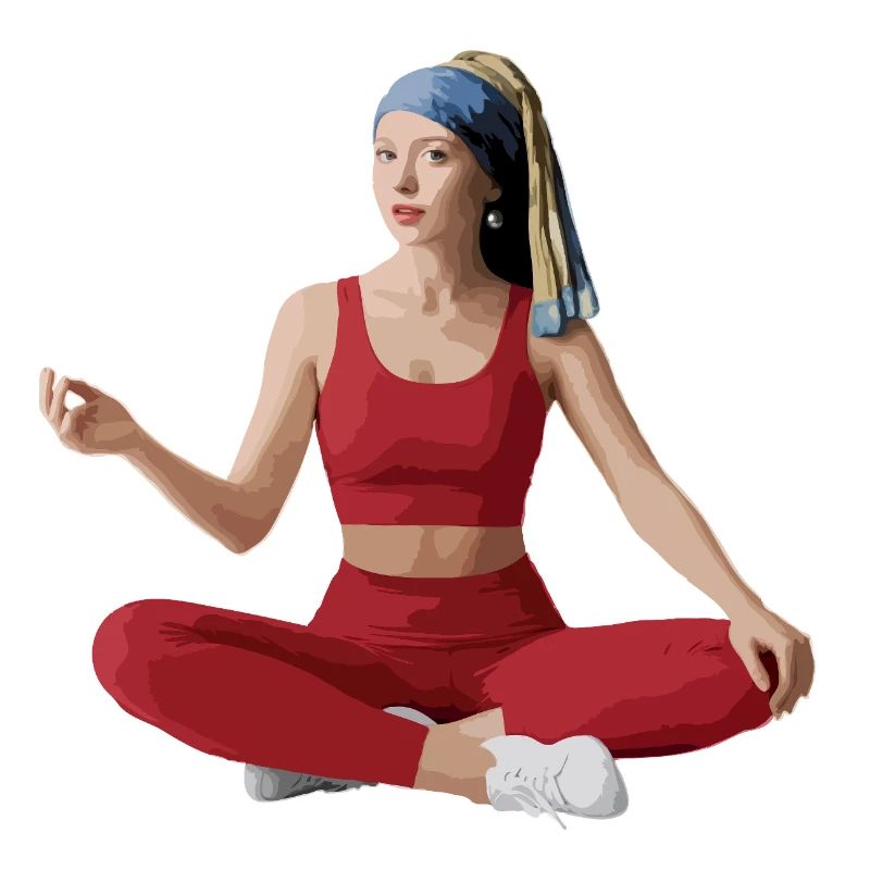 Das Mädchen mit dem Perlenohrring Yoga