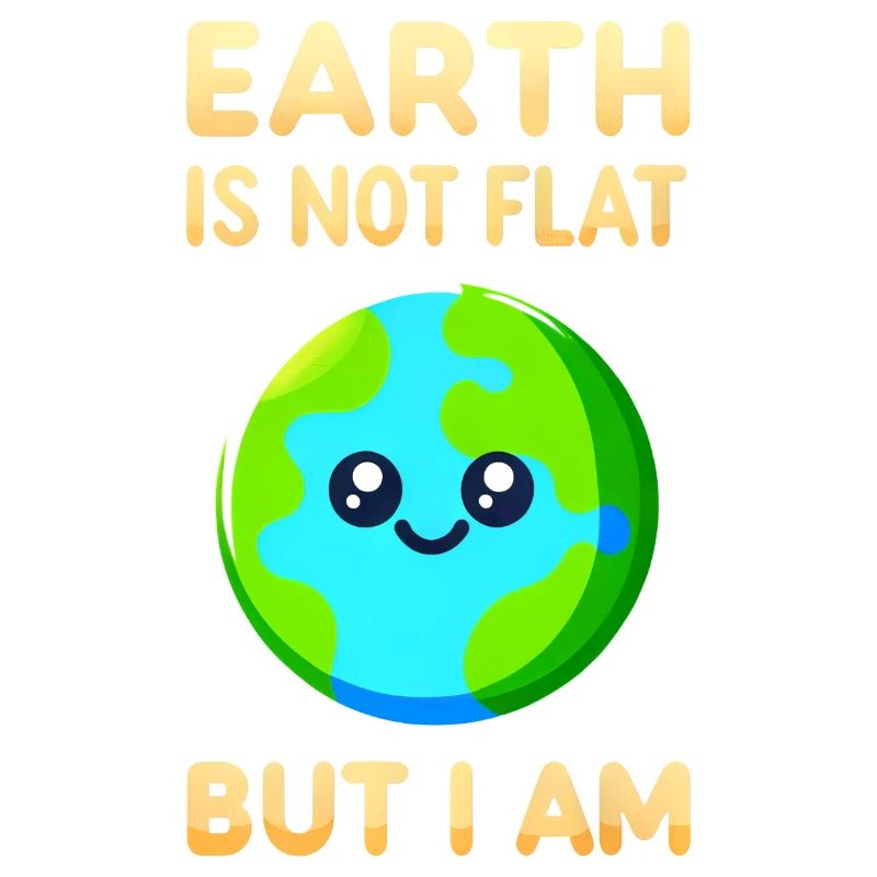 Satire de la Terre plate et blagues plates