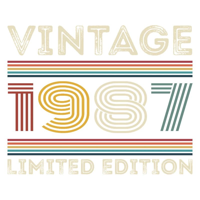 1987 Geburtstag 1987 Retro 1987 Geschenk 1987