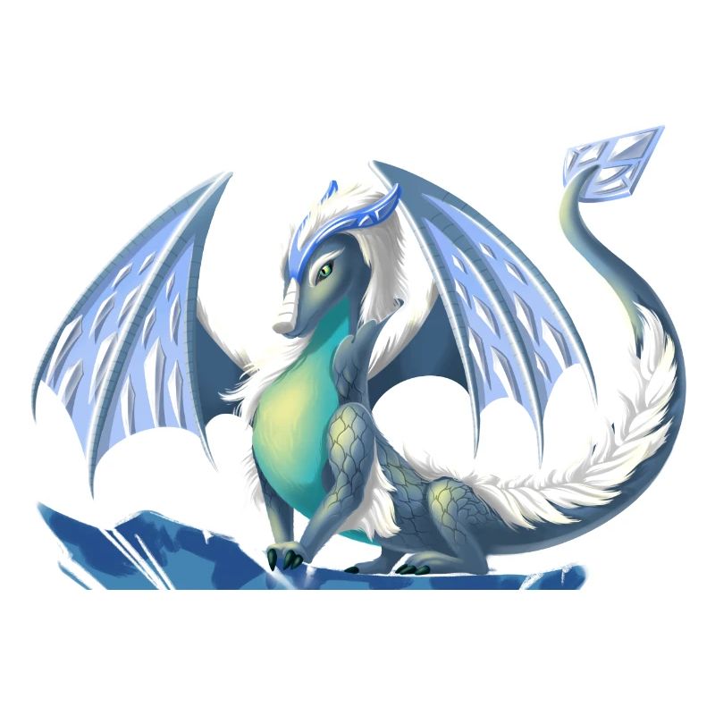 Magischer Eis Drache - Drachen der Elemente