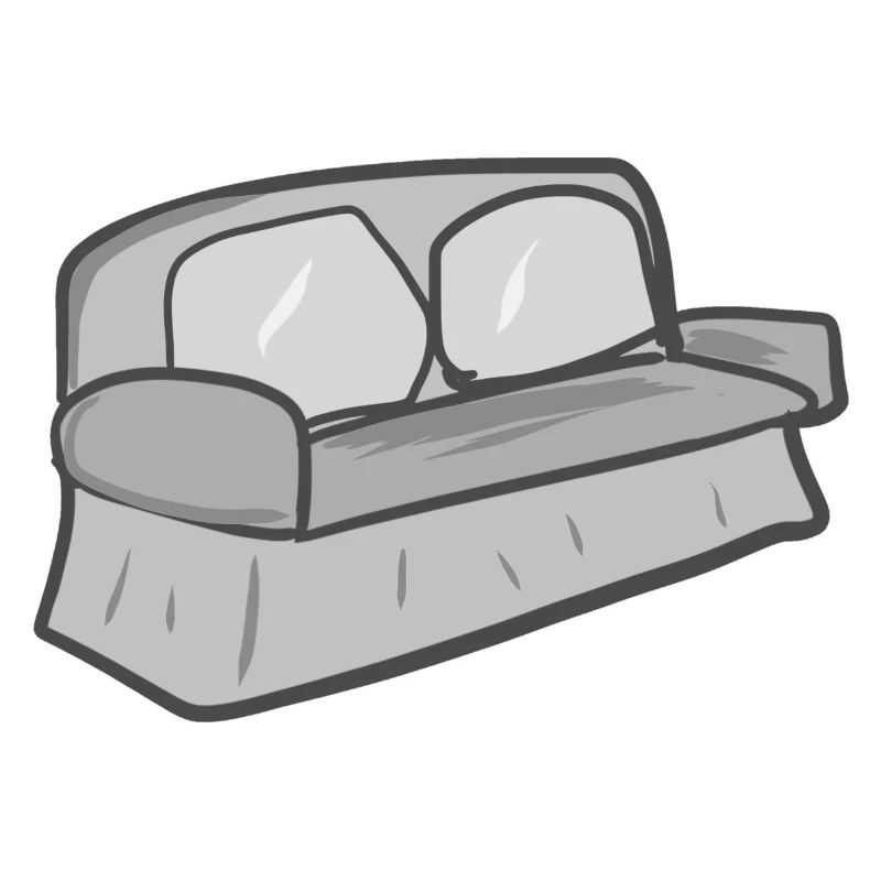 Sofa Symbol Wohnzimmer Möbel Grau