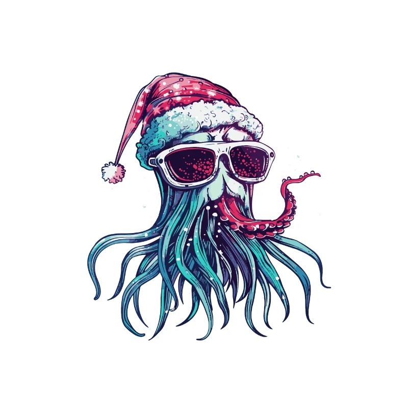 Méduse Noël drôle
