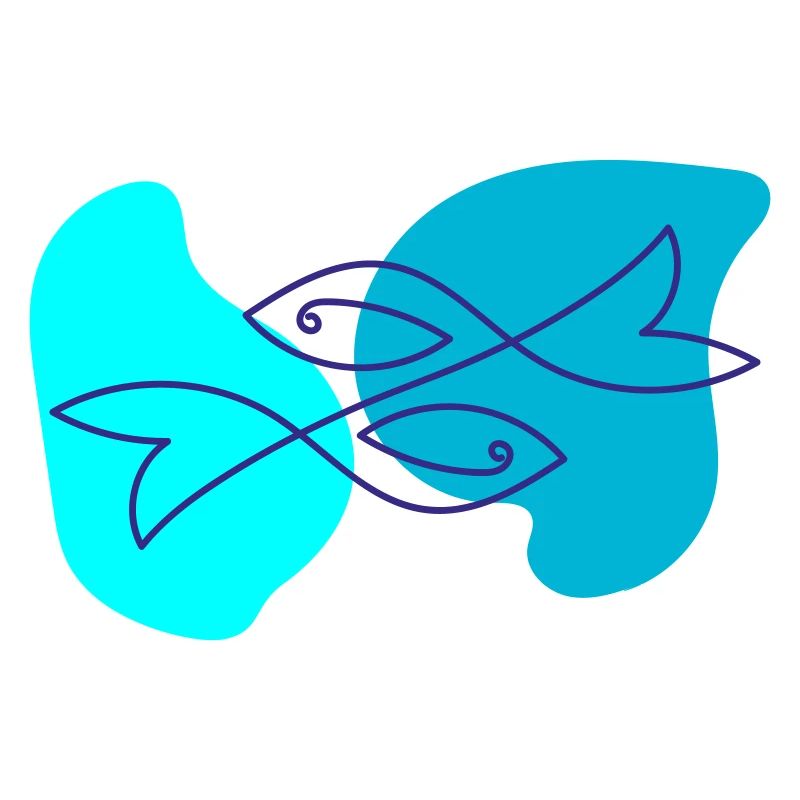Poisson dessin au trait