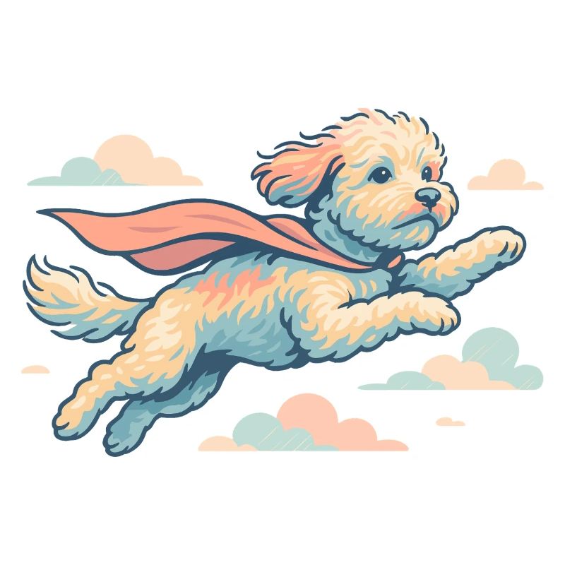 Super Hund Havapoo Cape Umhang Geschenk