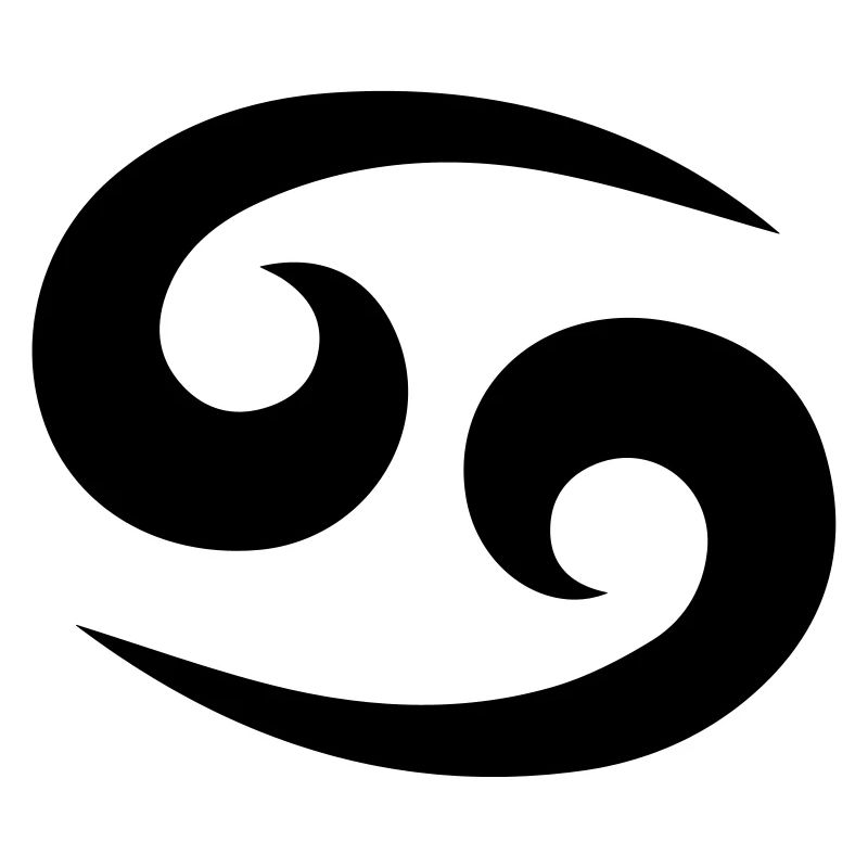 Sternzeichen Krebs Schwarz Geschenk Geschenkidee