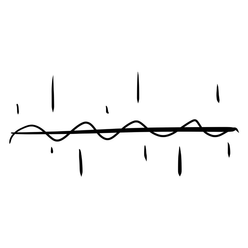 wave line stroke pattern wavy