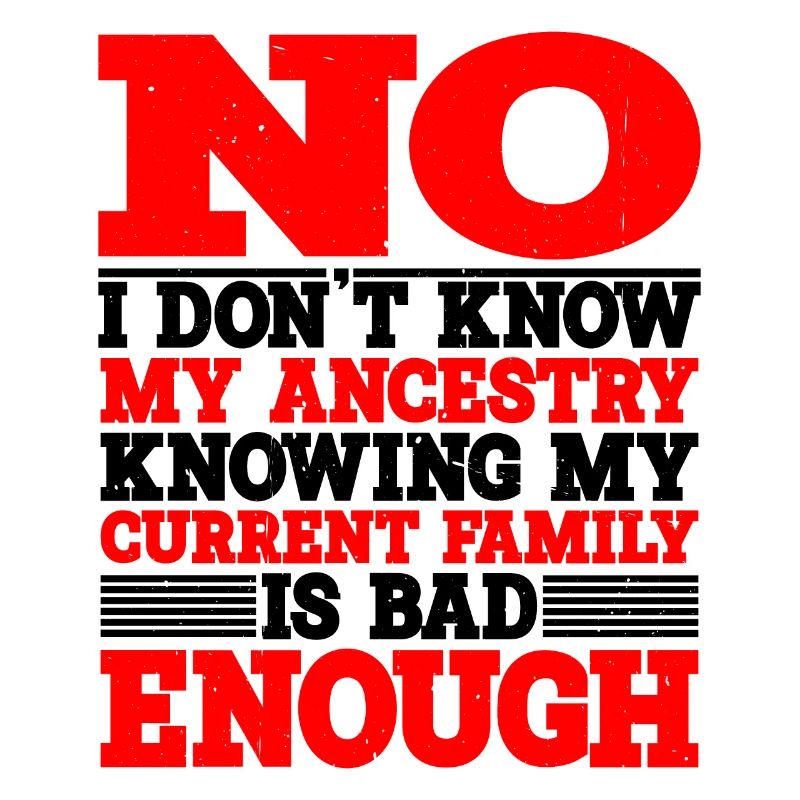 No, I Don't Know My Ancestry 1